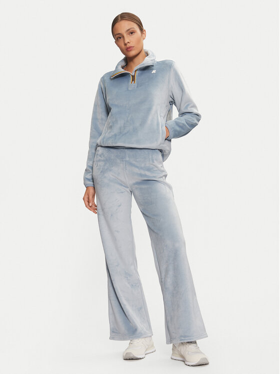 K-Way K-Way Spodnji del trenirke Jenny K7128CW Modra Relaxed Fit