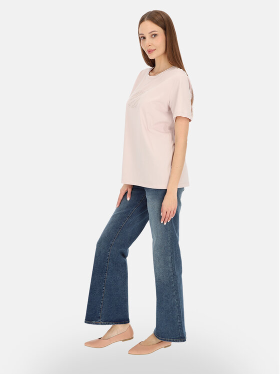 Potis & Verso Potis & Verso T-Shirt Mercy Różowy jasny Regular Fit