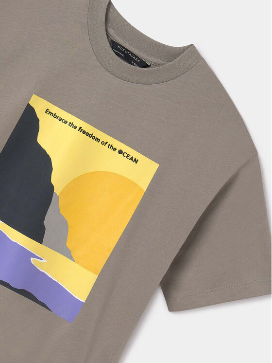 Mayoral Mayoral Тишърт 6039 Бежов Regular Fit