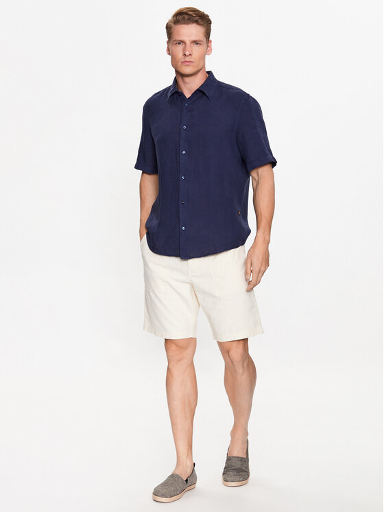 BOSS Boss Šortky z materiálu Sisla 50488627 Béžová Regular Fit