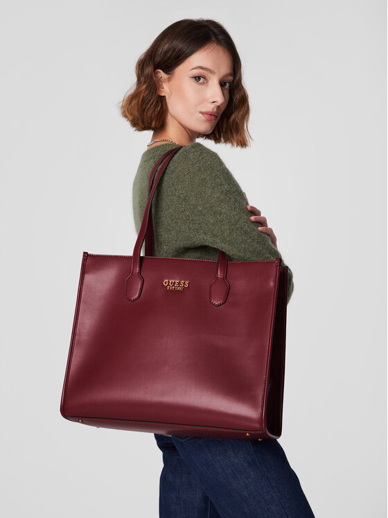 Sac guess bordeaux clearance