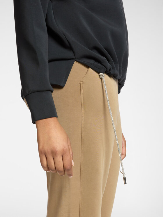 Elena Mirò Elena Mirò Felpa G878Z000531N033 Nero Boxy Fit