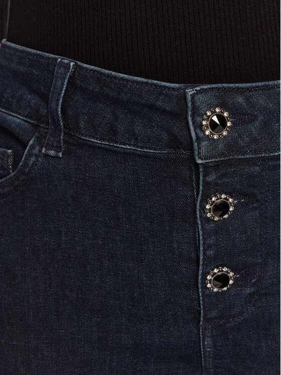 Liu Jo Liu Jo Jeans hlače UF5006 D4646 Mornarsko modra Regular Fit