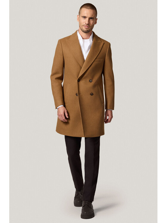 Próchnik Próchnik Płaszcz PM5 PC073225000023 Beżowy Regular Fit