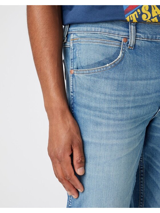 Wrangler Wrangler Jeansy GREENSBORO Niebieski Straight Fit