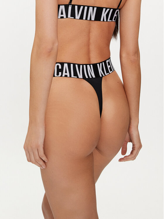 Calvin Klein Underwear Calvin Klein Underwear Stringi 000QF7638E Melns