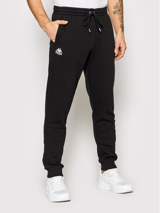 Kappa Kappa Dressipüksid 7082277 Must Slim Fit