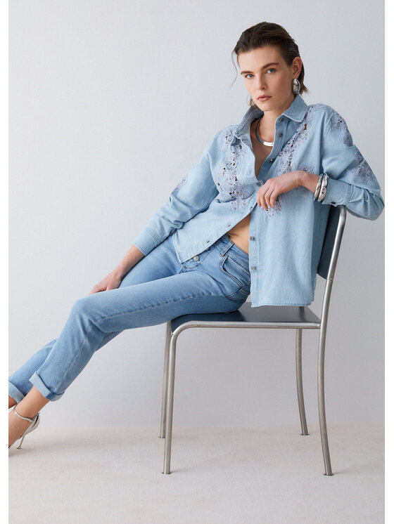 Liu Jo Liu Jo Jeansy UA6006D479779027 Błękitny Slim Fit