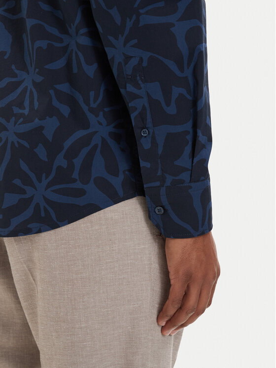 BOSS BOSS Hemd Ricoplus 50561608 Dunkelblau Regular Fit