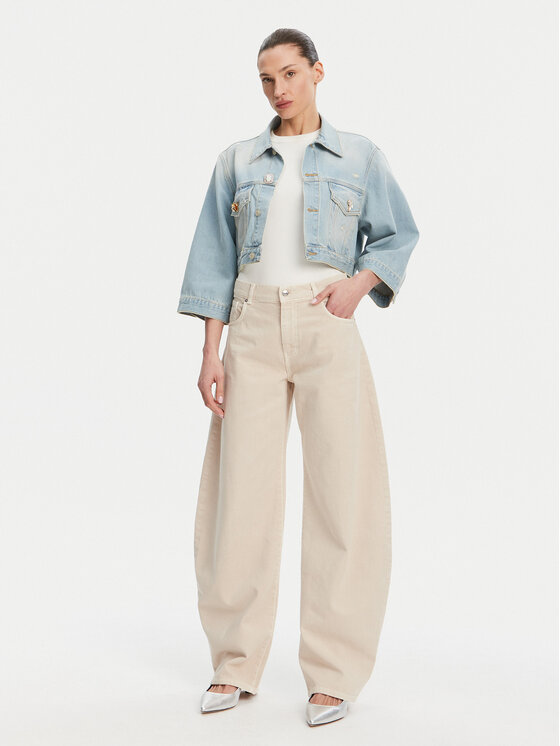 ViCOLO ViCOLO Blugi DD5146 Bej Wide Leg