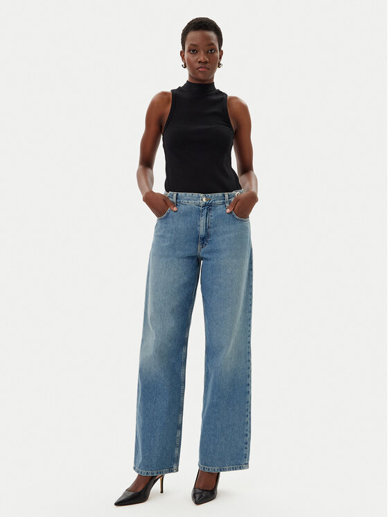 Liu Jo Liu Jo Jeans hlače UA5149 D4666 Modra Regular Fit