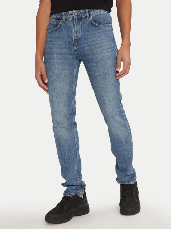 Just Cavalli Džínsy 77OAB500 Modrá Slim Fit