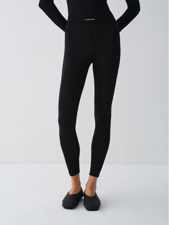 La Mania La Mania Legginsy TONIC Czarny Basic Fit
