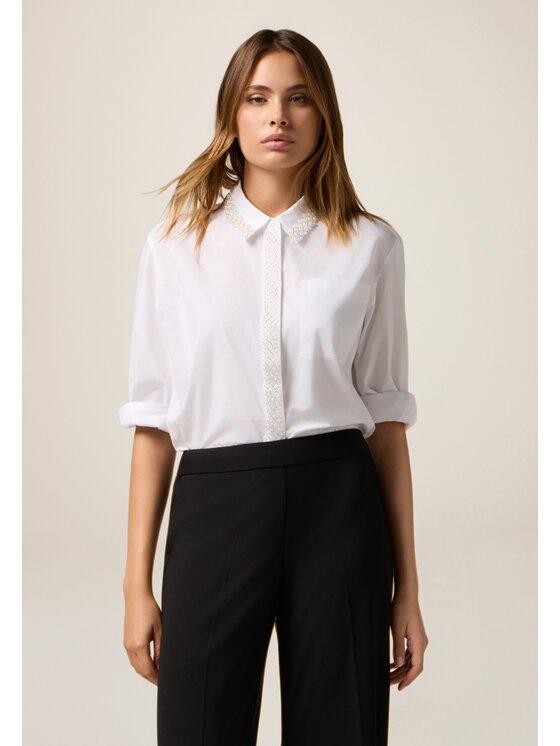 Oltre Oltre Camicia 5131R003041N011 Bianco Regular Fit