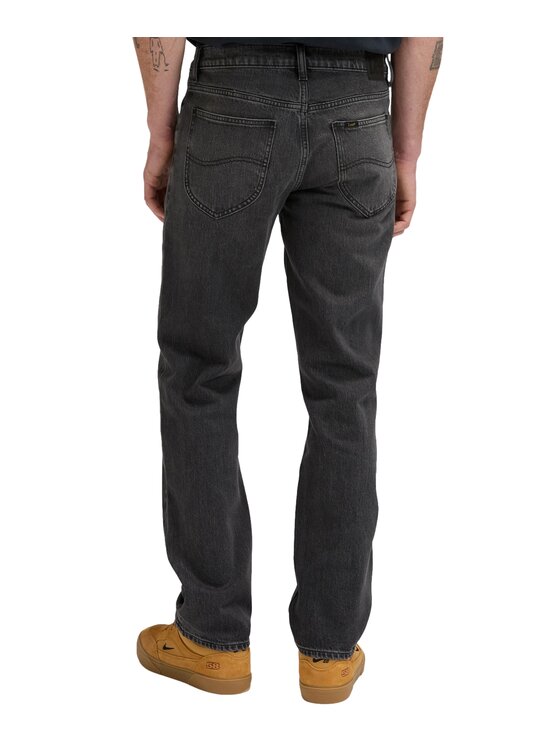Lee Lee Jeansy 112376411 Szary Regular Fit
