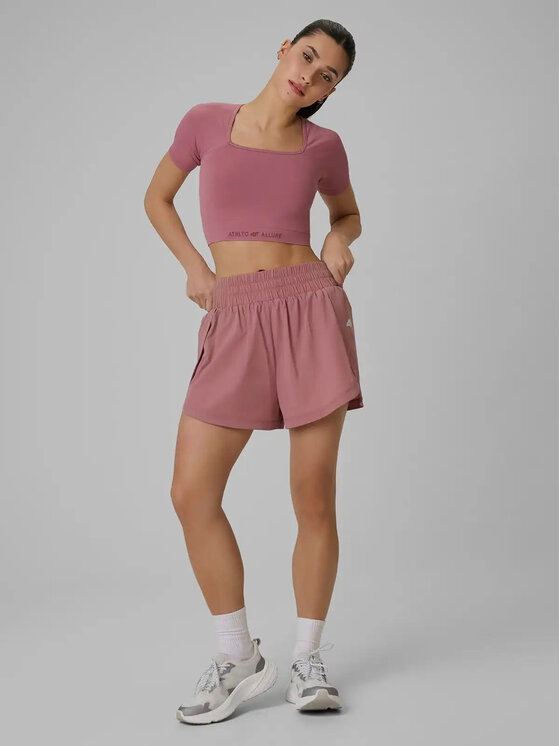 4F 4F Top 4FWSS26TFTSF1812-56 Różowy Active Fit