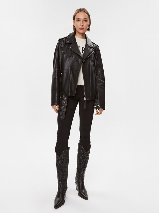 Fransa Fransa Παντελόνι υφασμάτινο 20608336 Μαύρο Slim Fit