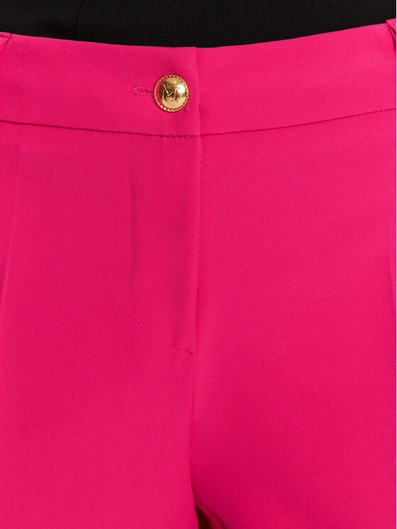Maryley Maryley Kalhoty z materiálu 25EB52Z/M24/43AL Růžová Regular Fit