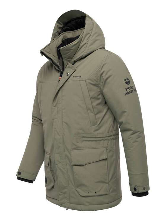 Stone Harbour Stone Harbour Kurtka zimowa Wadiim Zielony Regular Fit