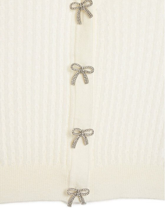 Guess Guess Kardigan J6RR11 Z4530 Biały Regular Fit