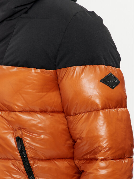 REPLAY REPLAY Зимова куртка M8183A.000.84174 Оранжевий Regular Fit
