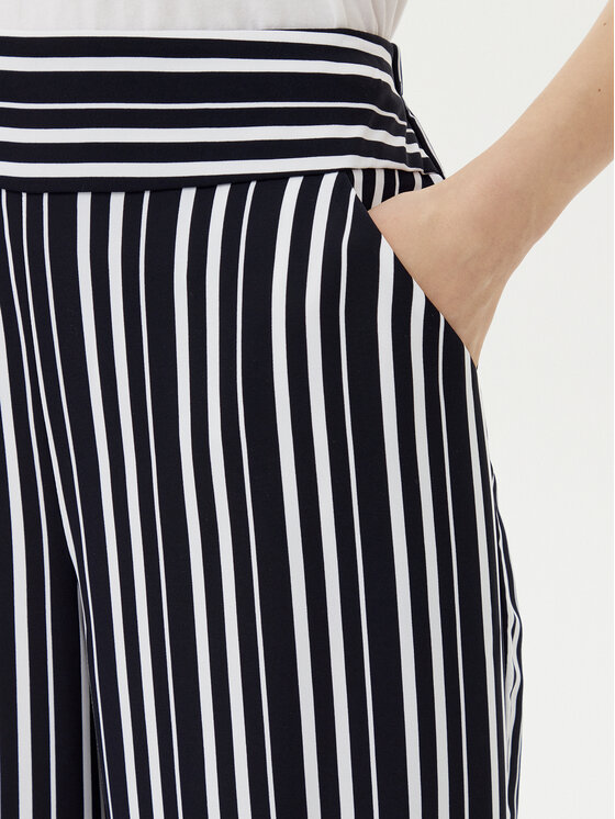 Joseph Ribkoff Joseph Ribkoff Kuloty 251162 Granatowy Wide Leg