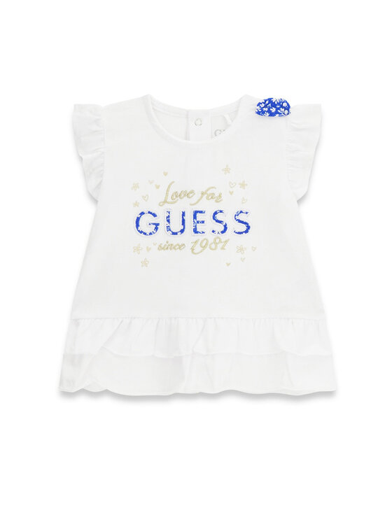 Guess Guess Komplet t-shirt i spodenki A6GG04 K6YW4 Niebieski Regular Fit