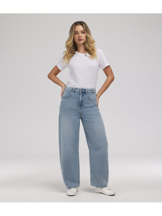 Lee Cooper Lee Cooper Jeansy JEANS D MARIA 3307 LIGHT WASH Niebieski Regular Fit