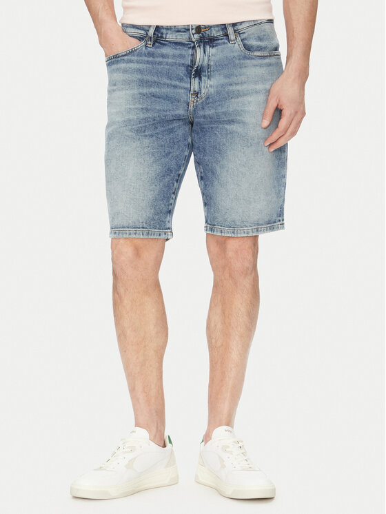 BOSS BOSS Farmer rövidnadrág Re.Maine 50537816 Kék Regular Fit
