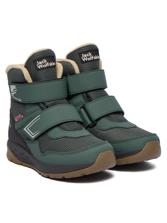 Jack Wolfskin Jack Wolfskin Cizme de zăpadă Polar Bear B Texapore Mid VC K A62144 E0206 Verde
