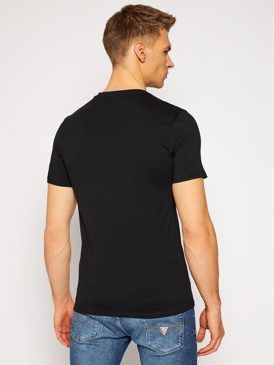 Guess Guess T-Shirt M1RI37 I3Z11 Czarny Slim Fit