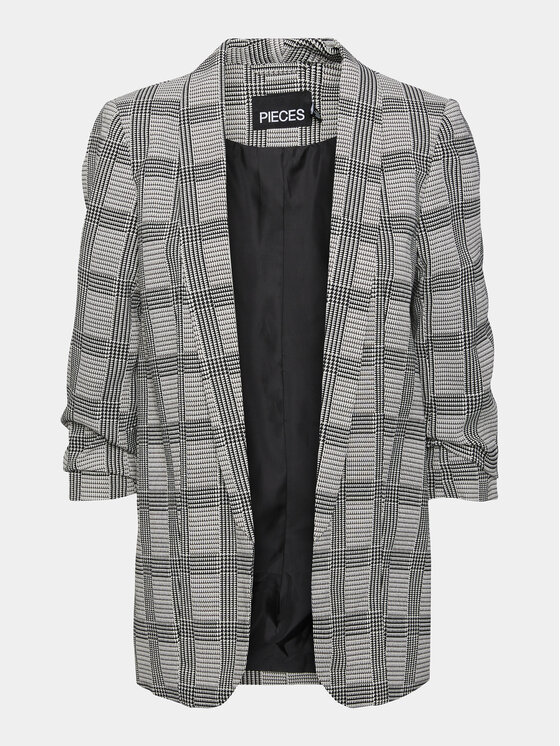 Pieces Sacou Bosella 17126850 Negru Regular Fit