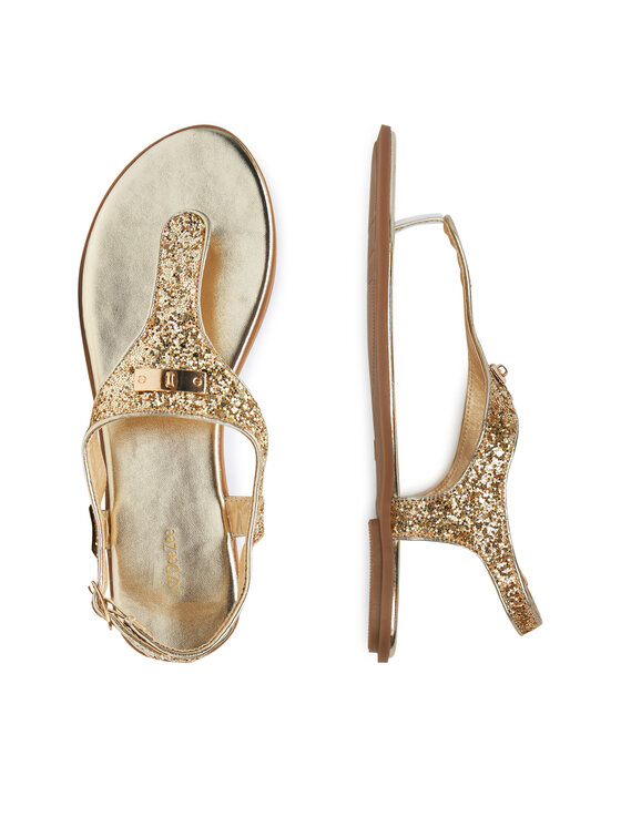 DeeZee DeeZee Sandalen E9088-1A Goldfarben