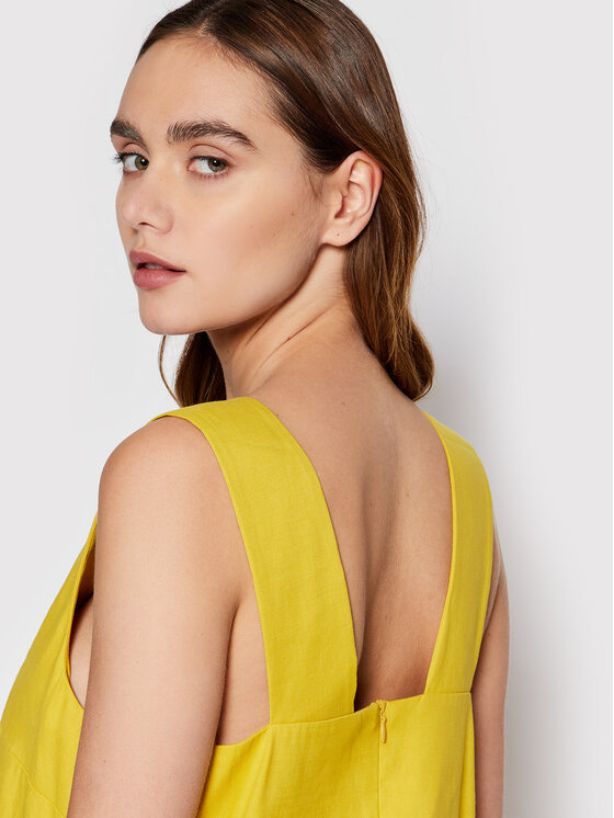 Marella Marella Rochie de vară Yak 32213022 Galben Regular Fit