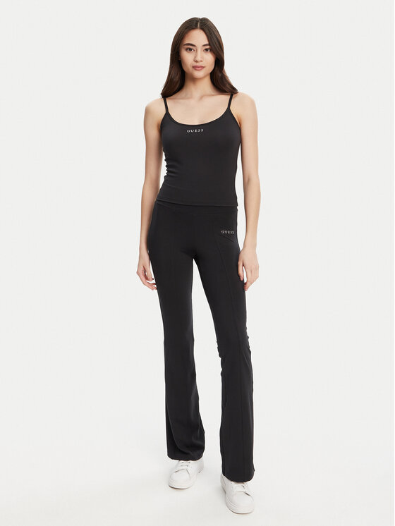 Guess Guess Marškinėliai V5RP09 KCD02 Juoda Regular Fit