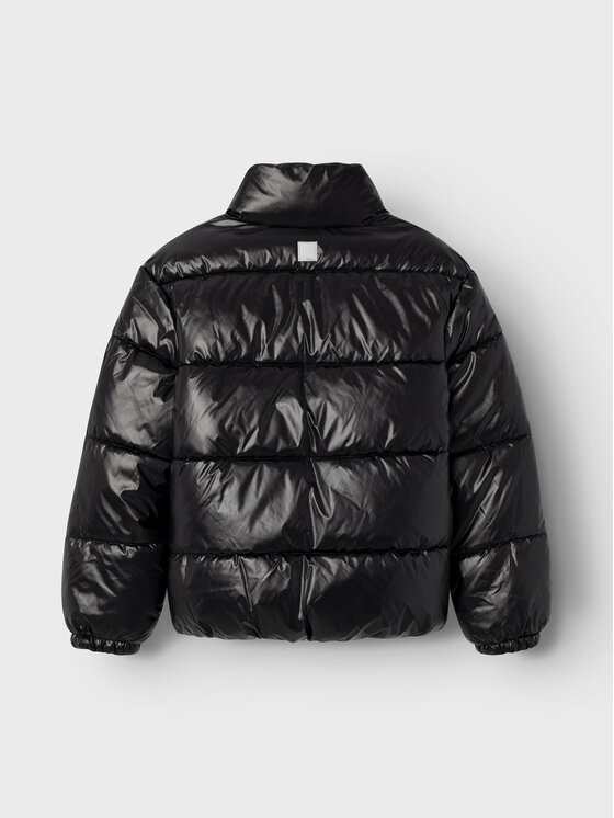 NAME IT NAME IT Μπουφάν χειμωνιάτικο 13218952 Μαύρο Regular Fit