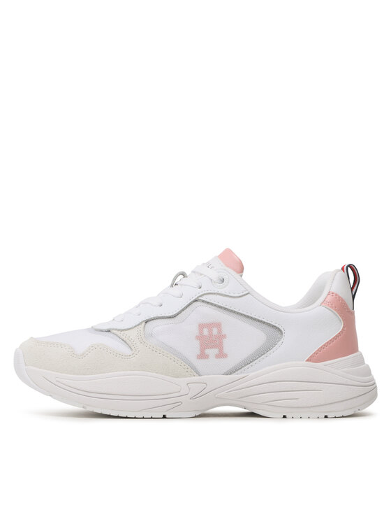 Tommy Hilfiger Tommy Hilfiger Sneakersy Sporty Th Runner FW0FW06952 Biela