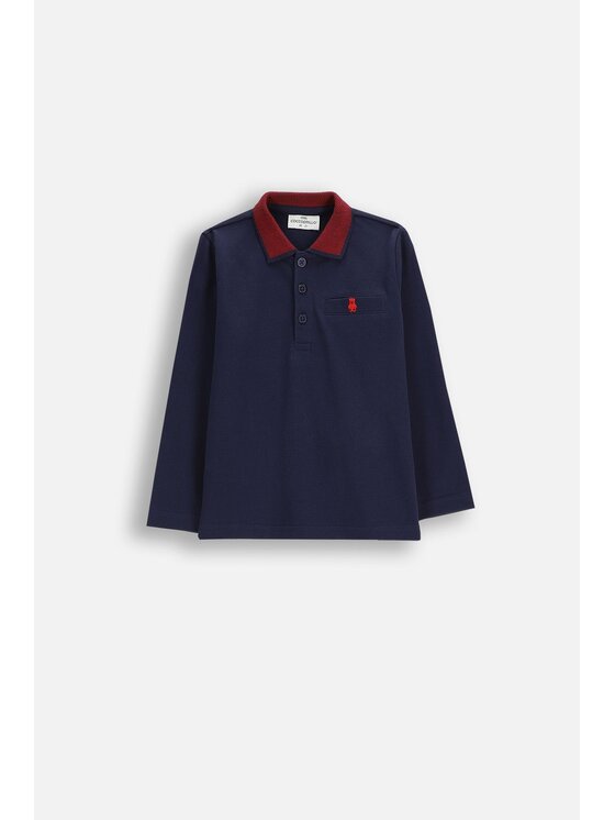 Coccodrillo Coccodrillo T-Shirt ZC5143501EBB-015 Granatowy Regular Fit