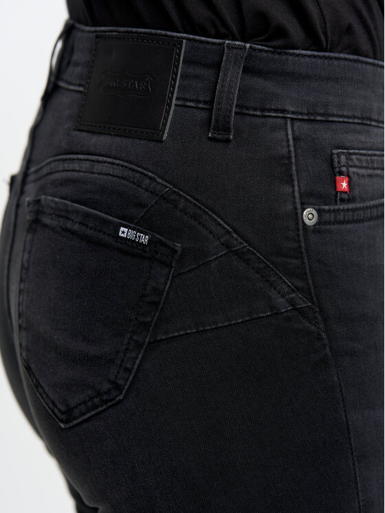 BIG STAR BIG STAR Jeansy melinda_high_waist_895 Czarny Curvy Fit
