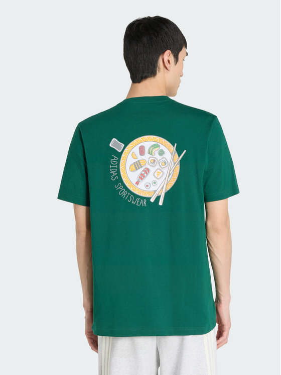 adidas adidas T-Shirt 167778 Zielony ciemny Regular Fit