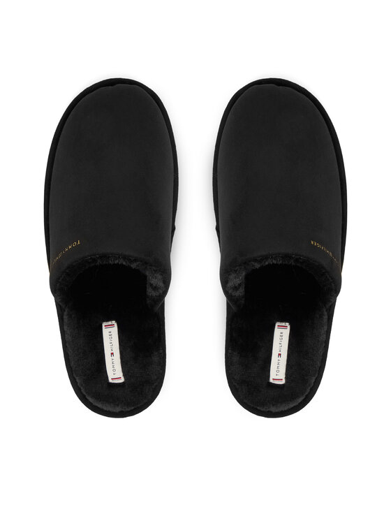 Tommy Hilfiger Tommy Hilfiger Papucs Soft House Shoe FW0FW08853 Fekete
