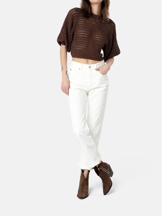 L37 L37 Polokozačky ELECTRIC FEEL Hnědá