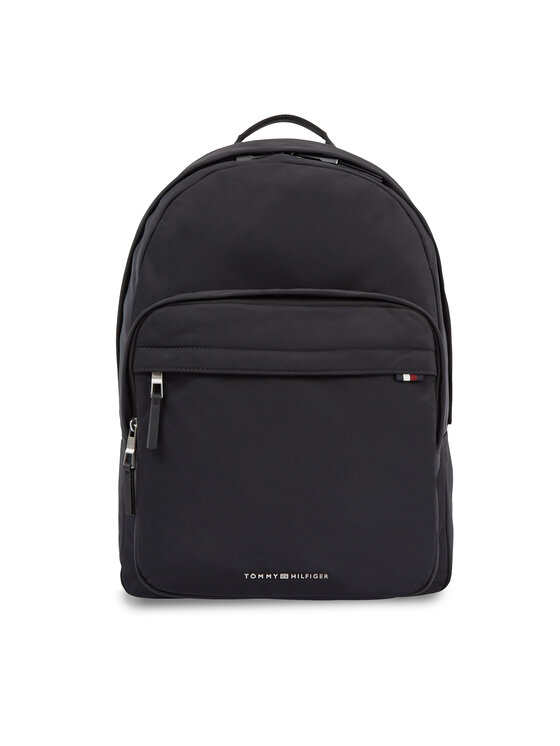 Tommy Hilfiger Nahrbtnik Th Signature Backpack AM0AM12214 Črna