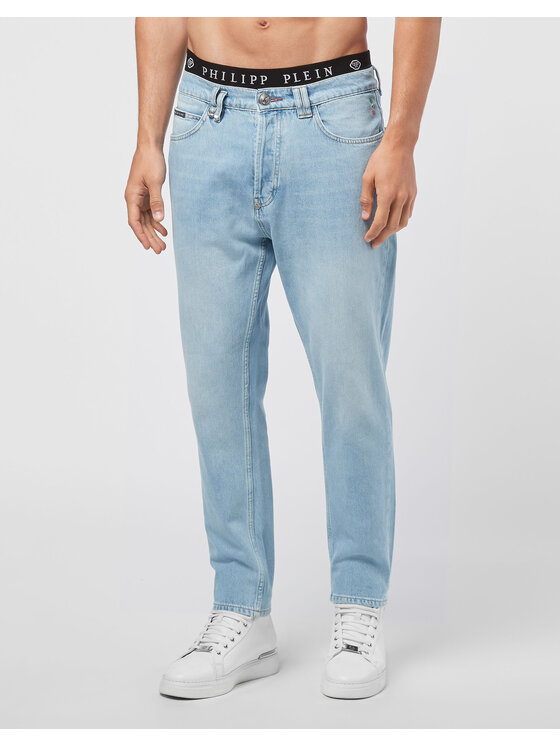 PHILIPP PLEIN PHILIPP PLEIN Jeansy 4723 Niebieski jasny Slim Fit