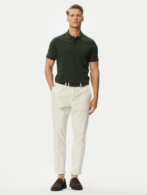 Beverly Hills Polo Club Beverly Hills Polo Club Tricou polo P-SS26M-P42560 Verde închis Regular Fit