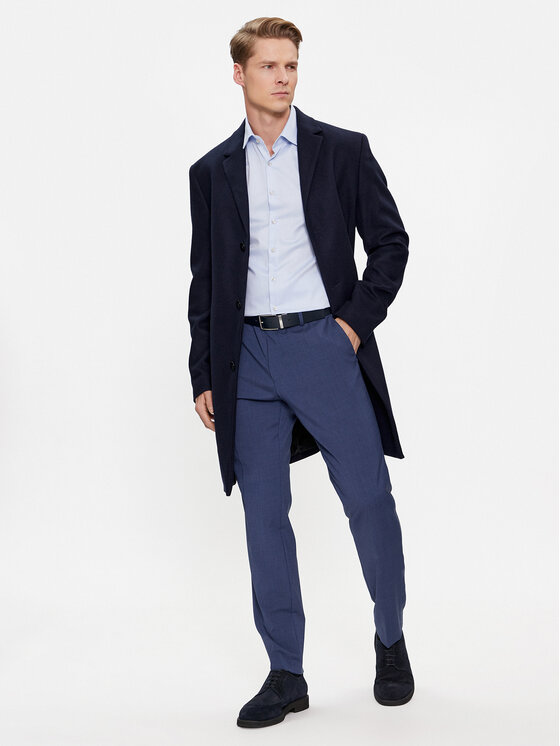 Calvin Klein Calvin Klein Srajca K10K108426 Modra Slim Fit