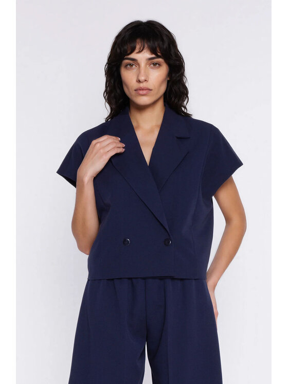NIFE NIFE Marynarka Z96 Granatowy Blazer Fit
