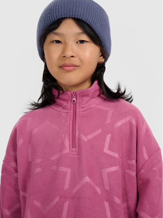 4F 4F Felpa di pile 4FJWAW25TFLEF342-53A Rosa Oversize