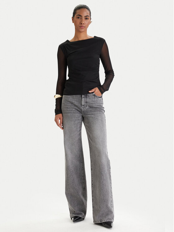 Patrizia Pepe Patrizia Pepe Särkpluus 8M1783/J376-K103 Must Regular Fit