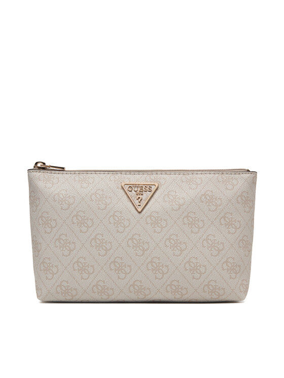 Guess Geantă pentru cosmetice Laurell II Slg SWSG74 59145 Crem